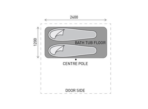 4Midable Bath-tub Footprint