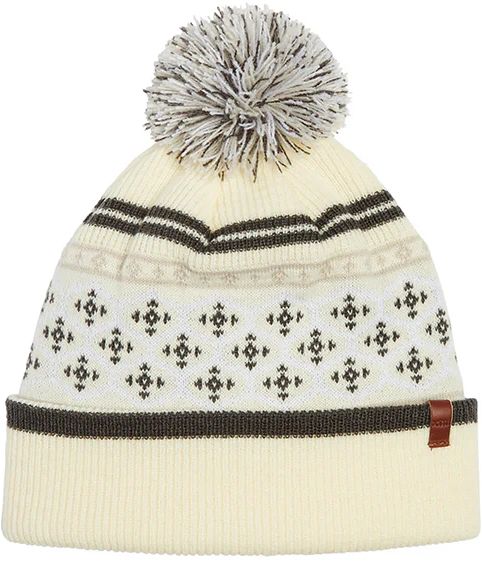 Aztec Womens Patterned Pom Pom Beanie