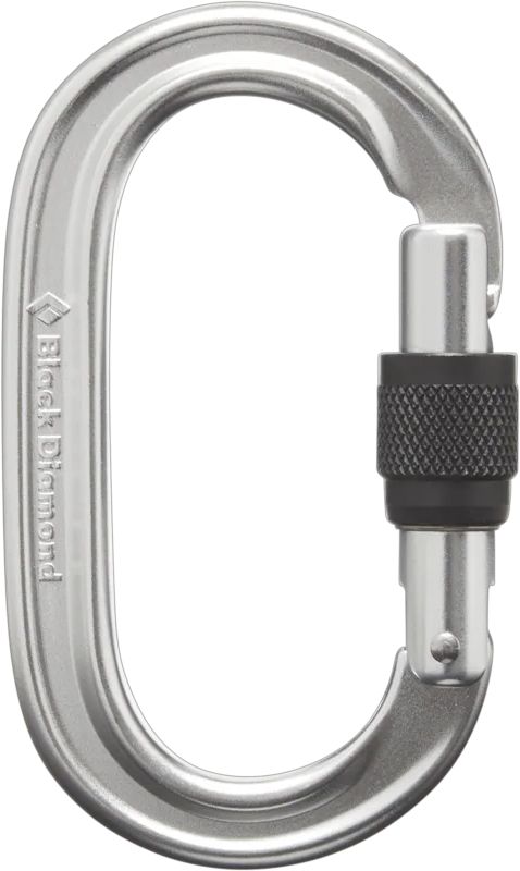 Oval Keylock Screwgate Carabiner