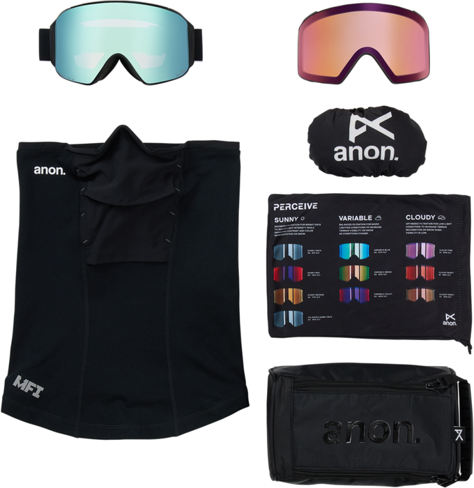 M4 Low Bridge Fit Goggles (Toric) + Bonus Lens + MFI® Face Mask 2027