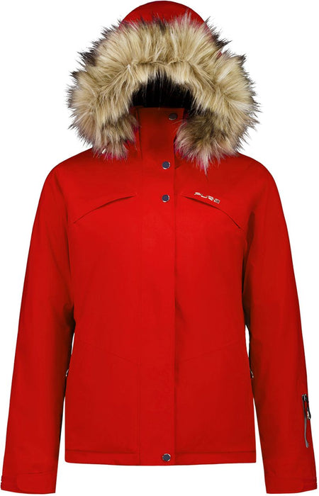 Chamonix Women's Insulated Jacket Faux Fur 2024