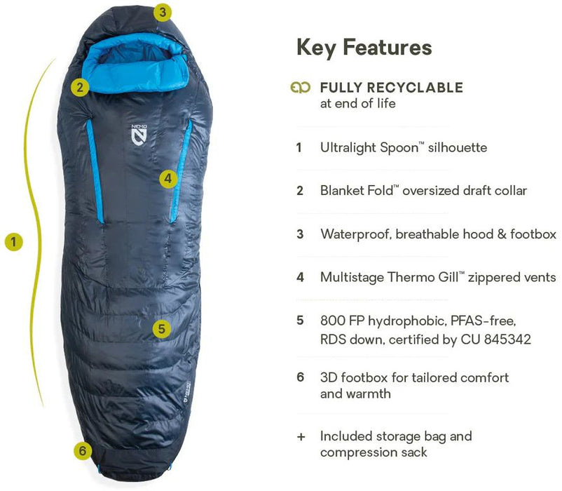 Riff™ Men's Endless Promise® Down Sleeping Bag -1°C