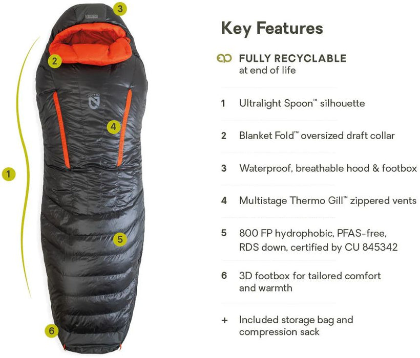 Riff™ Men's Endless Promise® Down Sleeping Bag -9°C