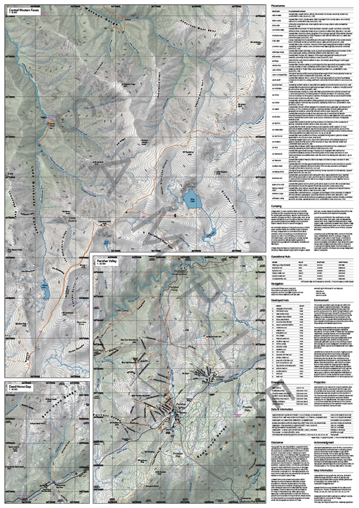 Topograph Snowy Mountains Outdoor Recreation Map 2nd Edition